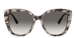 Shop Emporio Armani Cut-out Eagle Logo Butterfly Sunglasses in Havana online.
