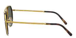 Shop Ray-Ban Unisex Irregular Sunglasses in Legend Gold online.