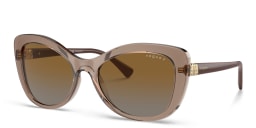 Shop Vogue Eyewear Cat-Eye Sunglasses in Brown online.