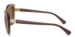 Shop Vogue Eyewear Cat-Eye Sunglasses in Brown online.