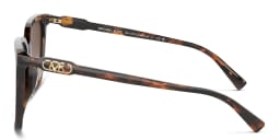 Shop Michael Kors Square Sunglasses in Tortoise online.