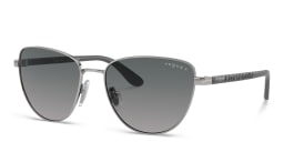 Shop Vogue Eyewear Cat-Eye Sunglasses in Silver online.