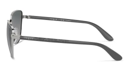 Shop Vogue Eyewear Cat-Eye Sunglasses in Silver online.