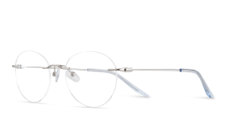 تسوق نظارات طبية دائرية بدون إطار بشعار العلامة ترايس بلون فضي أونلاين.