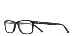 Shop TRICE Logo Rectangle Eyeglasses in Black online.