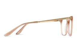 Shop TRICE Logo Cat-Eye Eyeglasses in Brown online.