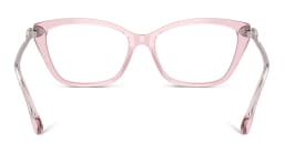 Shop Swarovski Crystal-Embellished Cat-Eye Eyeglasses in Pink online.