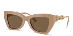 Shop Michael Kors Cat-Eye Sunglasses in Beige online.