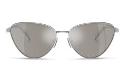 Shop Michael Kors Cat-Eye Sunglasses in Silver/Silver online.