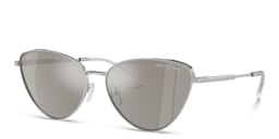 Shop Michael Kors Cat-Eye Sunglasses in Silver online.