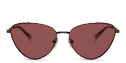 Shop Michael Kors Cat-Eye Sunglasses in Dark Red online.