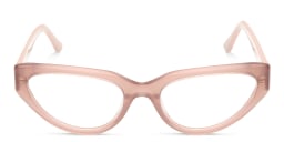 Shop Guess Logo Cat-Eye Eyeglasses in Pink online.