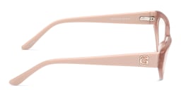 Shop Guess Logo Cat-Eye Eyeglasses in Pink online.