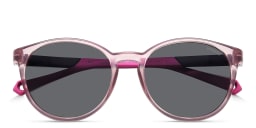 Shop Polaroid Kids Logo Kids Round Sunglasses in Pink online.