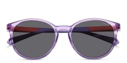 Shop Polaroid Kids Logo Kids Round Sunglasses in Purple online.