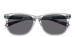 Shop Polaroid Kids Logo Kids Square Sunglasses in Grey online.
