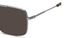 Shop Tommy Hilfiger Logo Rectangle Sunglasses in Silver online.