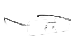Shop Carrera Ducati Carduc Rimless Rectangle Eyeglasses in Grey online.
