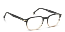 Shop Carrera Logo Square Eyeglasses in Grey online.