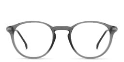 Shop Carrera Logo Unisex Round Eyeglasses in Grey online.