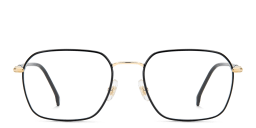Shop Carrera Logo Unisex Irregular Eyeglasses in Black online.