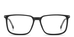 Shop Carrera Logo Rectangle Eyeglasses in Matte Black online.