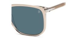 Shop DAVID BECKHAM Timeless Icons Square Sunglasses in Beige online.