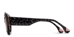 Shop Woodys Gisele Butterfly Sunglasses in Black online.