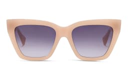 Shop ALL SAINTS Logo Cat-Eye Sunglasses in Pink online.