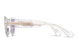 Shop ALL SAINTS Logo Cat-Eye Sunglasses in Clear online.