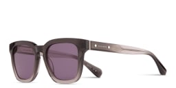 Shop ALL SAINTS Logo Square Sunglasses in Grey online.