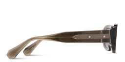 Shop ALL SAINTS Logo Rectangle Sunglasses in Green online.