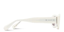 Shop ALL SAINTS Logo Rectangle Sunglasses in White online.