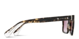 Shop ALL SAINTS Logo Rectangle Sunglasses in Tortoise online.