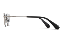 Shop ALL SAINTS Logo Cat-Eye Sunglasses in Silver online.