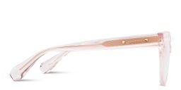 Shop ALL SAINTS Logo Cat-Eye Eyeglasses in Transparent Pink online.