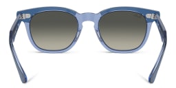 Shop Ray-Ban Junior Logo Kids Square Sunglasses in Blue online.