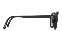 تسوق نظارات شمسية دائرية للجنسين بشعار العلامة ايزيبيزي بلون أسود أونلاين.