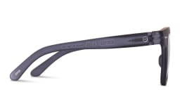 Shop Izipizi Logo Unisex Square Sunglasses in Transparent Indigo online.