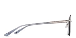 Shop TRICE Rimless Aviator Sunglasses in Silver online.