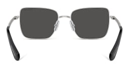 Shop Swarovski Rhinestone Square Sunglasses in Silver online.