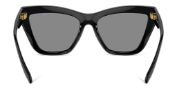 Shop Michael Kors Dubai Cat-Eye Sunglasses in Black online.
