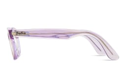 Shop Ray-Ban Octagon-Cut Crystals Cat-Eye Sunglasses in Purple online.
