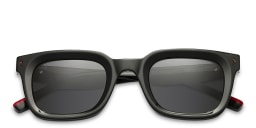 Shop Woodys Maideu Square Sunglasses in Black online.