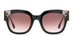 Shop Woodys Linda Square Sunglasses in Black online.