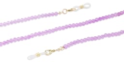 Shop Unchained Society Purple Beads Unisex Glasses Chain online.