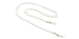 Shop Unchained Society White Beads Unisex Glasses Chain online.