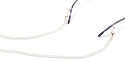 Shop Unchained Society White Beads Unisex Glasses Chain online.