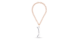 Shop EYESONOFF Jelly Unisex Glasses Necklace in Beige online.