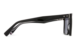 Shop Tommy Hilfiger Rectangle Sunglasses in Black online.